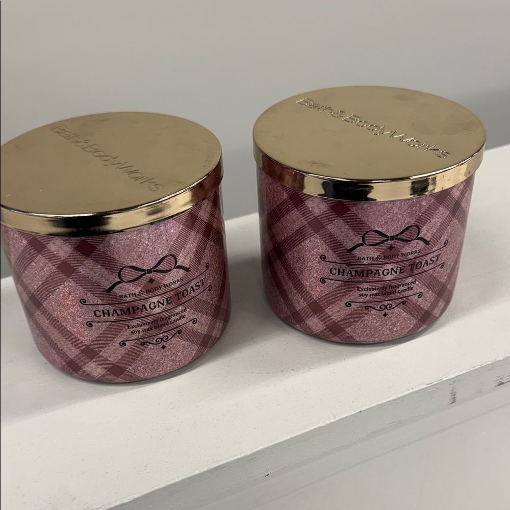 Bath & Body Works 3-Wick Candle Bundle • New • Missing Wicks - For Candle Warmer